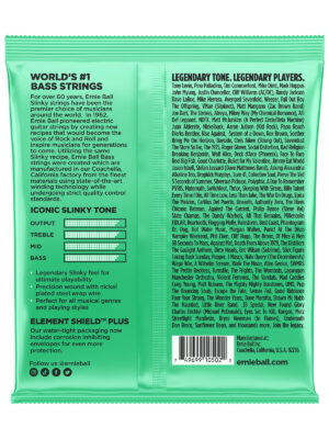 Ernie Ball Hyper Slinky Nickel Wound Electric Bass Strings 40-100 Gauge