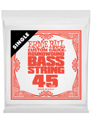 Ernie Ball Nickel Wound Electric Bass String Single .045