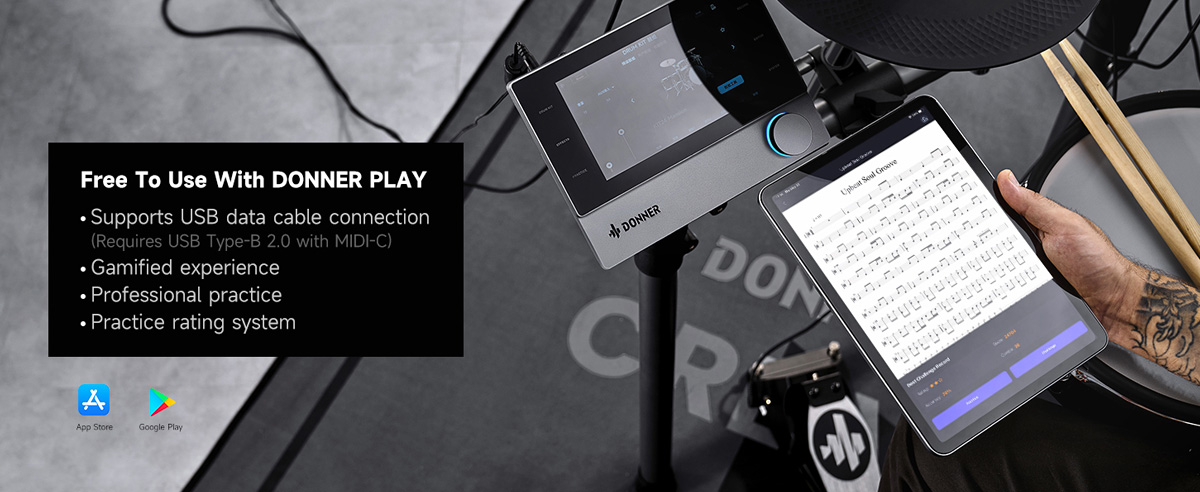 Donner Beat Max Electronic Drum Kit
