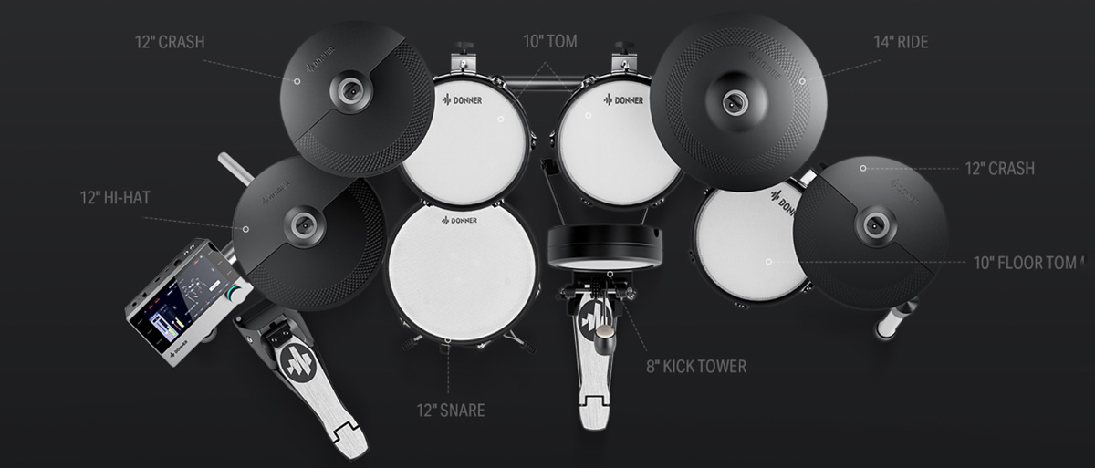 Donner Beat Max Electronic Drum Kit