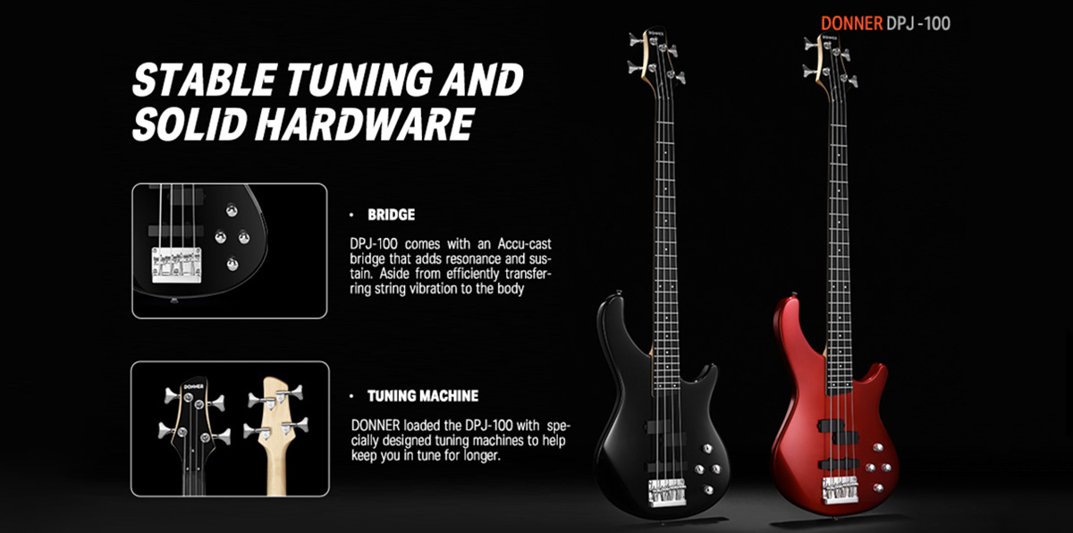 Donner DPJ-100 Bass Guitar Kit