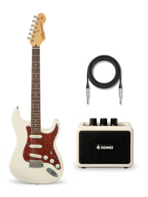 Vintage V60 white & Donner DA-10B Bundle