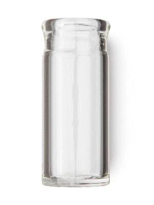 Dunlop Blues Bottle Heavy Wall Large Clear Glass Slide