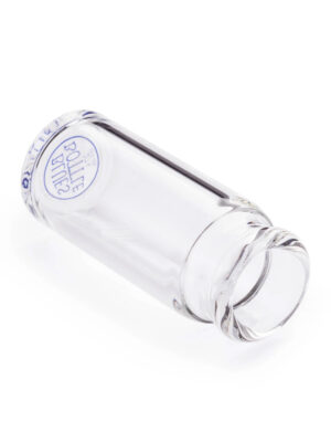 Dunlop Blues Bottle Heavy Wall Small Clear Glass Slide