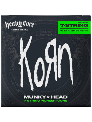 Dunlop Heavy Core Korn Electric Guitar Strings 10-65 Gauge | 7-String