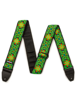 Dunlop Jimi Hendrix Blacklight Fillmore Green Strap