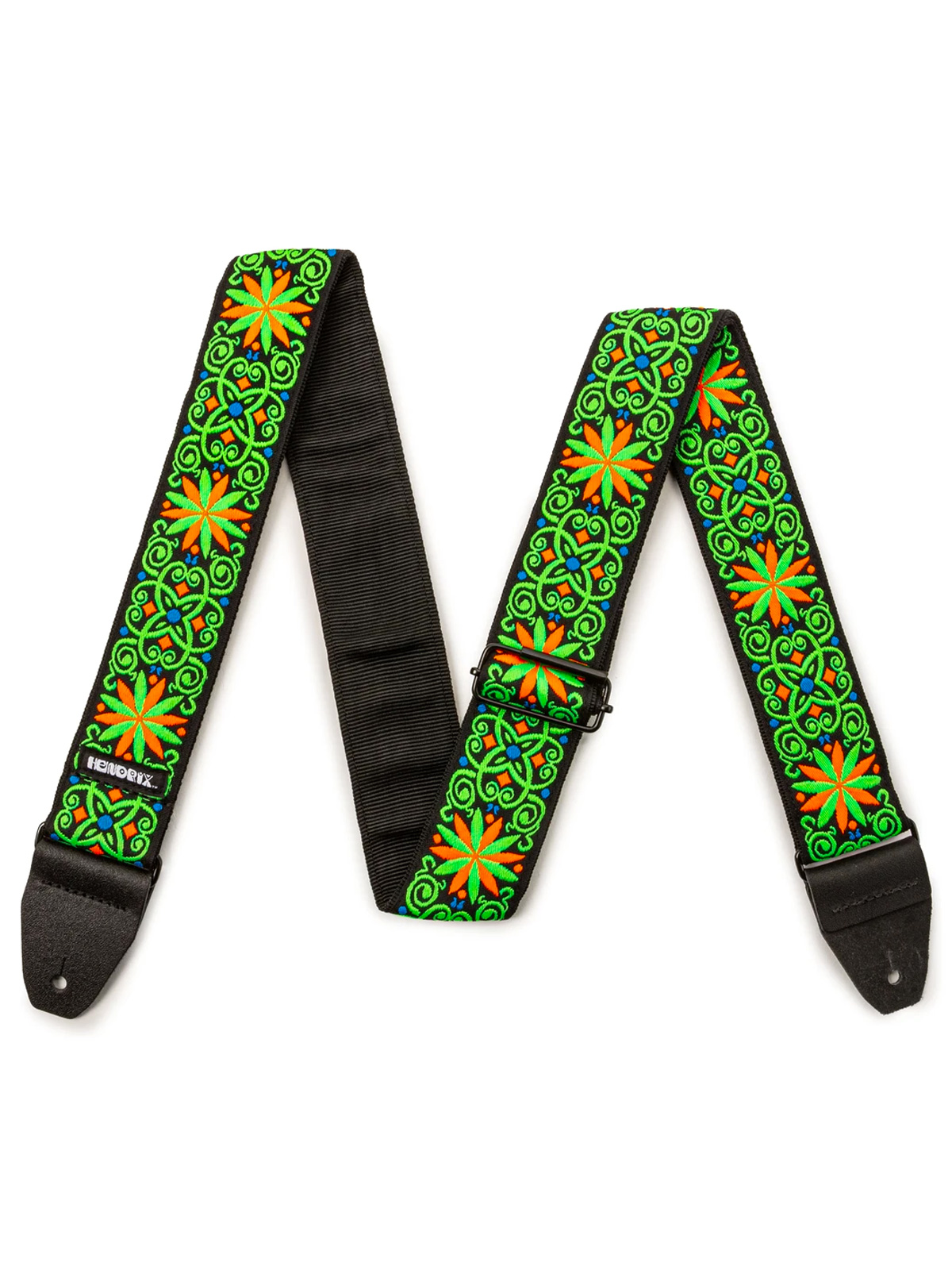 Dunlop Jimi Hendrix Blacklight Fillmore Green Strap