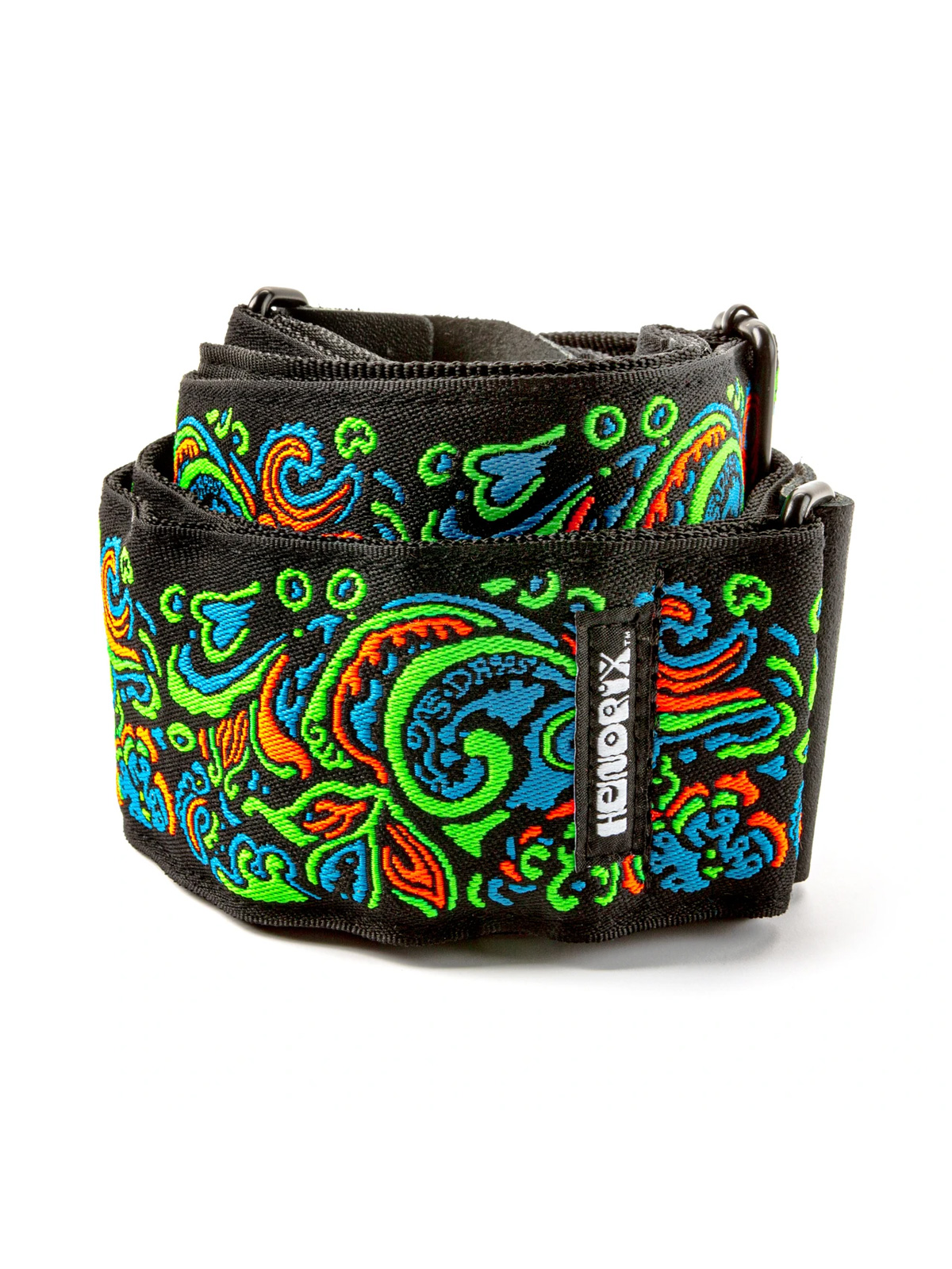 Dunlop Jimi Hendrix Blacklight Love Drops Blue Strap
