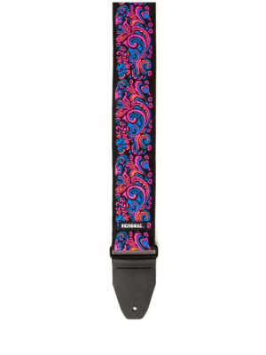 Dunlop Jimi Hendrix Blacklight Love Drops Pink Strap