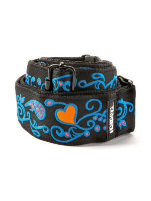 Dunlop Jimi Hendrix Blacklight Monterey Blue Strap