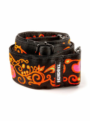 Dunlop Jimi Hendrix Blacklight Monterey Orange Strap