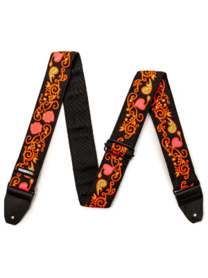 Dunlop Jimi Hendrix Blacklight Monterey Orange Strap