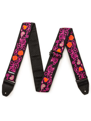Dunlop Jimi Hendrix Blacklight Monterey Pink Strap