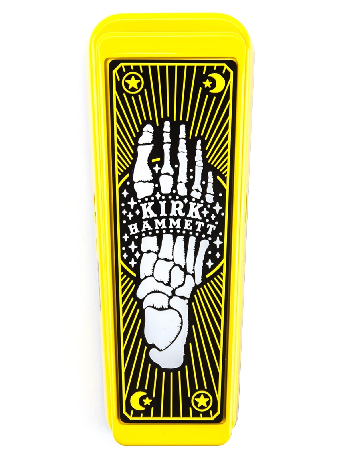 Dunlop Kirk Hammett Cry Baby Wah Yellow Sparkle Edition