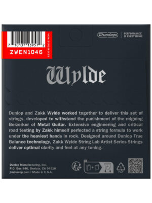 Dunlop Zakk Wylde Electric Strings 10-46