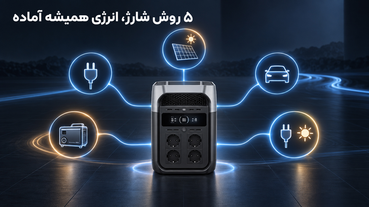 روش-شارژ-مختلف؛-از-صفر-تا-صد-درصد-در-کمتر-از-یک-ساعت